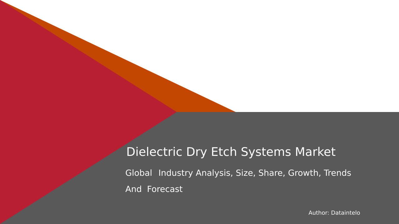 Dielectric Dry Etch Systems Market Research Report 2032