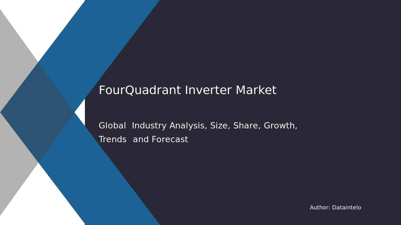 Four-Quadrant Inverter Market Research Report 2032