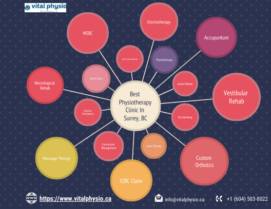 Physiotherapy Clinic In Surrey, BC - by Vital Physio [Infographic]