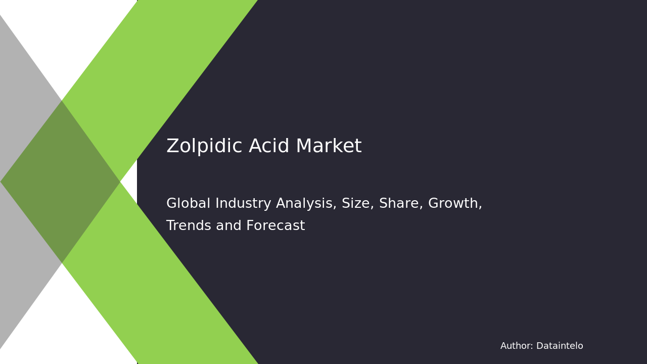 Zolpidic Acid Market Research Report 2032