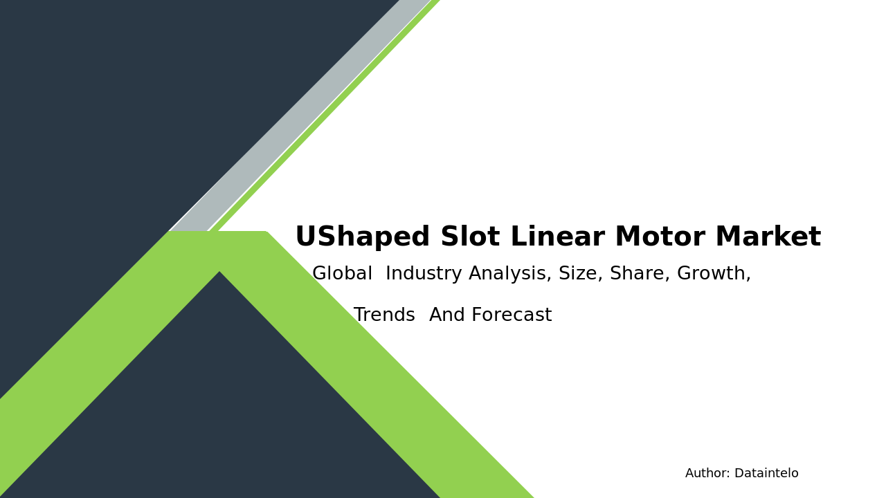 U-Shaped Slot Linear Motor Market Research Report 2032