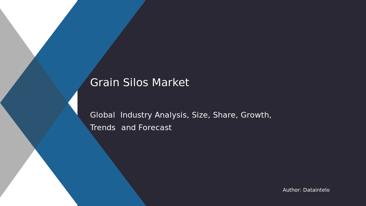 Grain Silos Market Size, Share, Analysis & Forecast [2032]