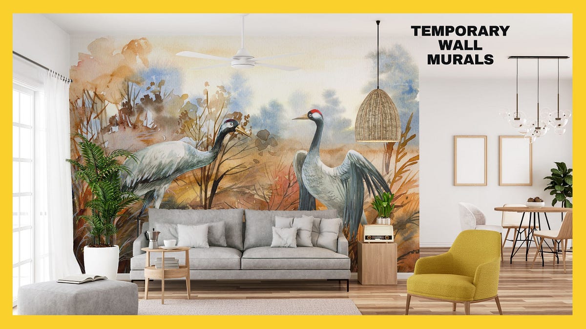 How Designer Temporary Wall Murals Can Refresh Your Decor | by Giffywalls - Wallanza | Jul, 2025 | Medium