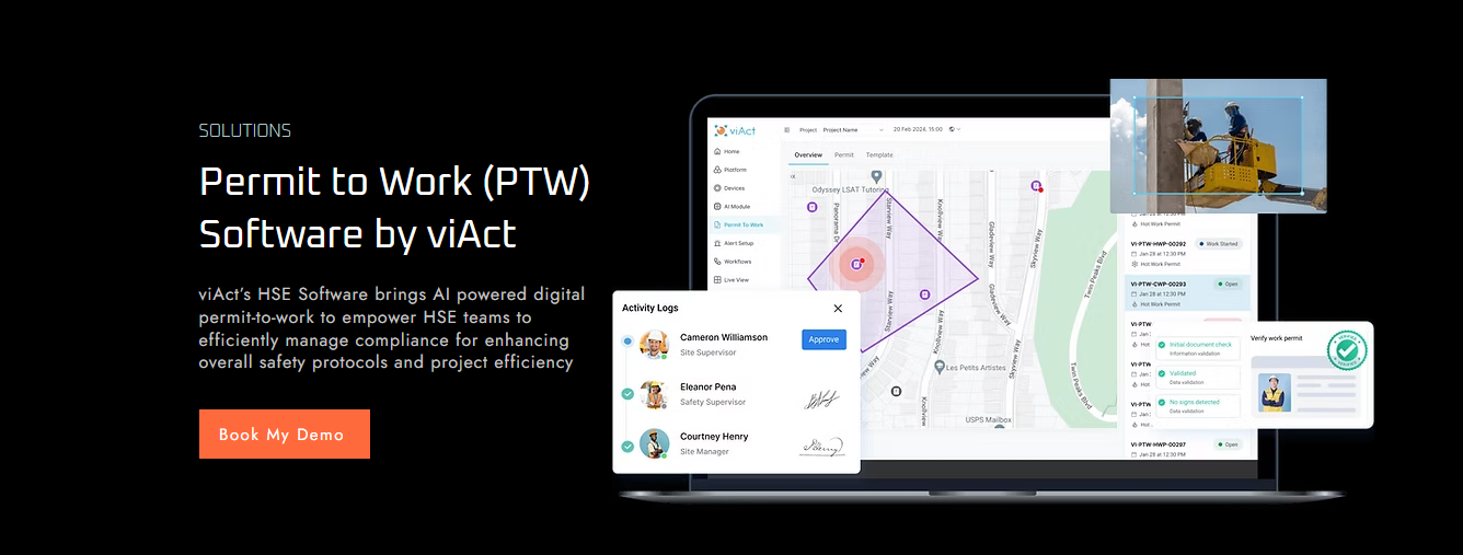 Permit to Work Software | Digital PTW/ePTW Software | viAct