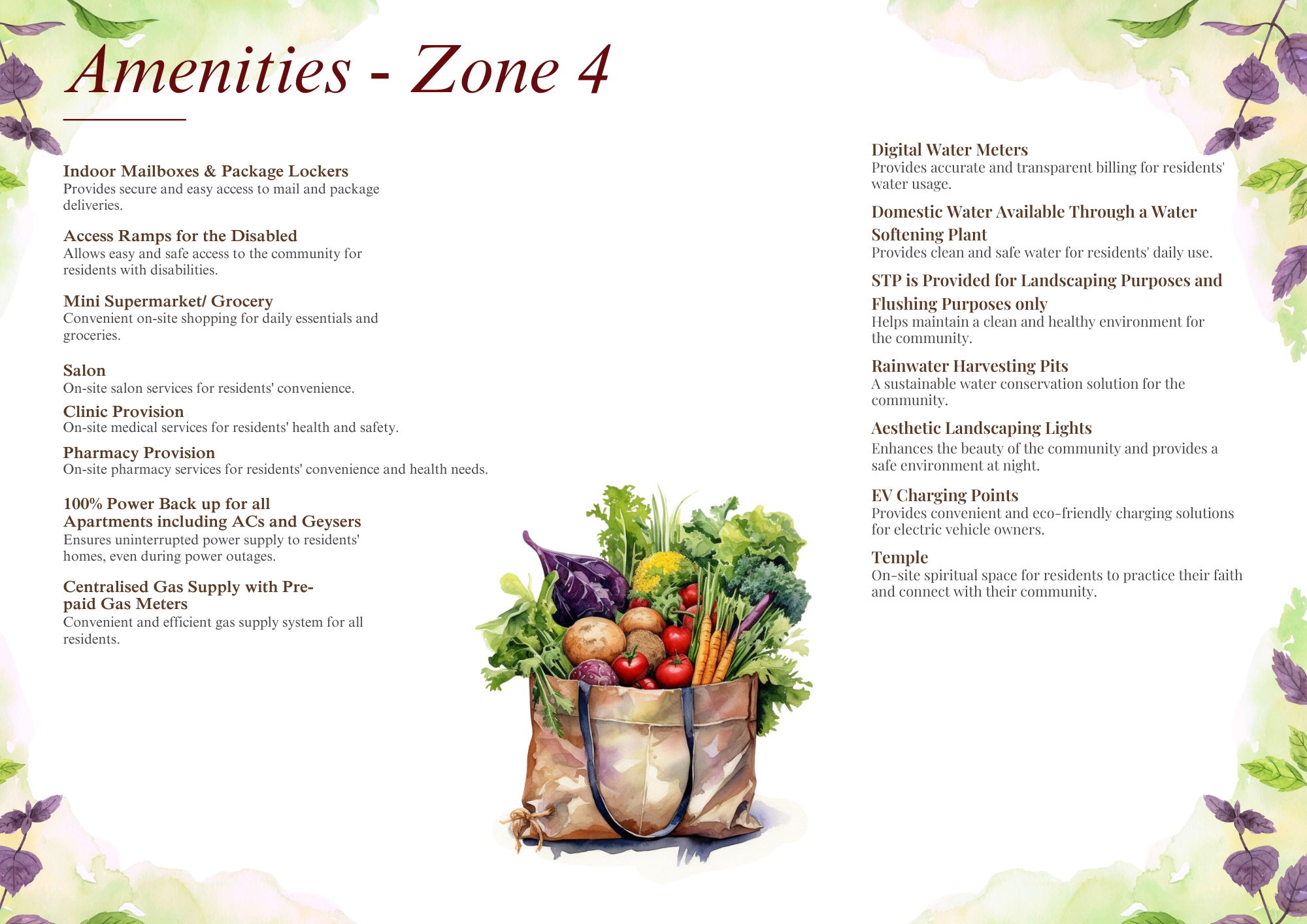 Gated Community Amenities in Patancheru – Makuta Nirvana